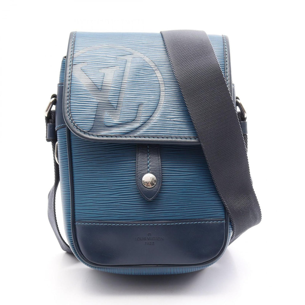 Louis Vuitton Shoulder Bag Messenger Downtown BB Epi Blue Azur Leather