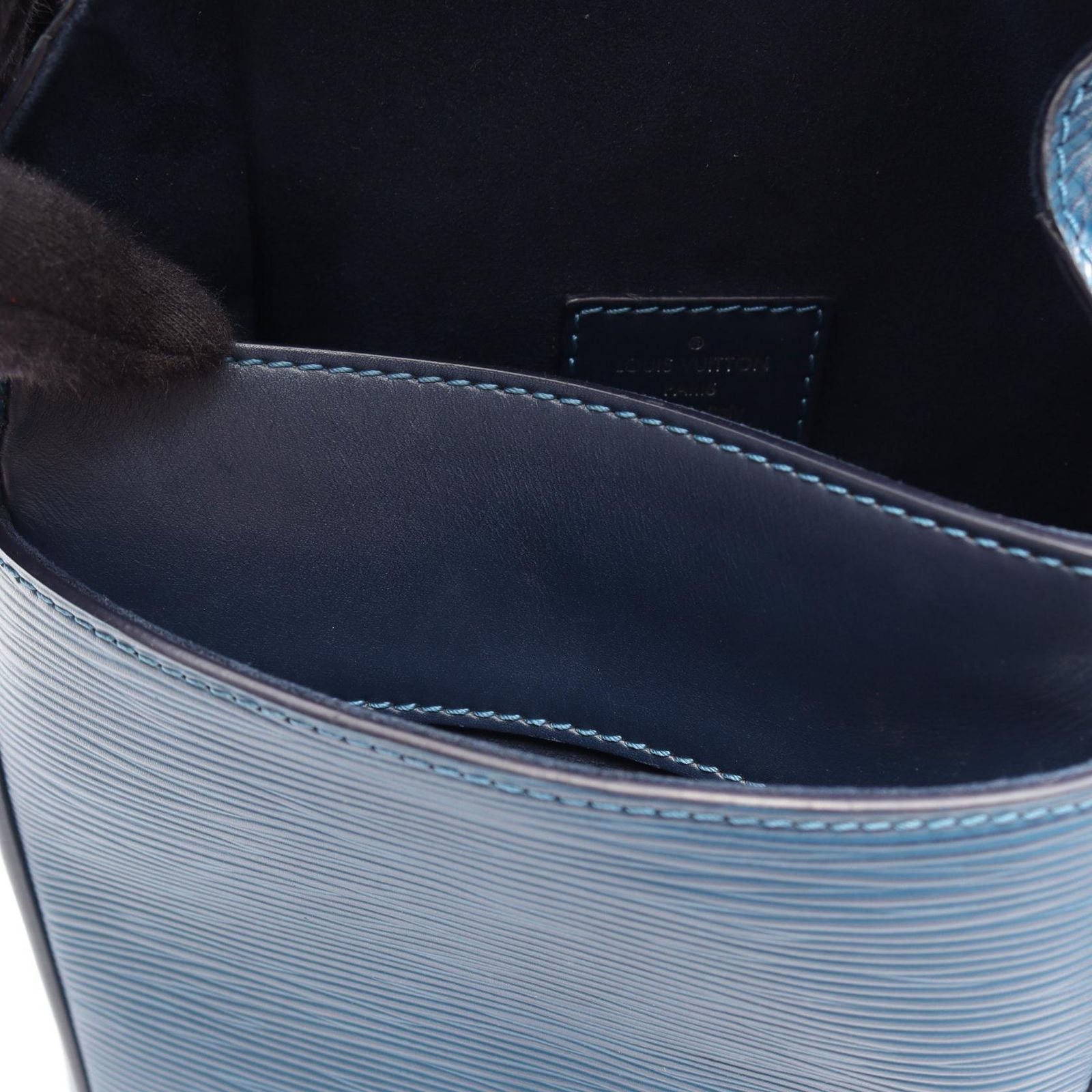 Louis Vuitton Shoulder Bag Messenger Downtown BB Epi Blue Azur Leather — view 6