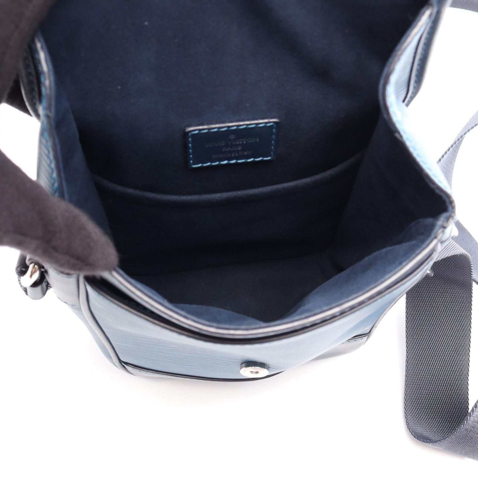 Louis Vuitton Shoulder Bag Messenger Downtown BB Epi Blue Azur Leather — view 3