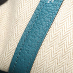Hermes Tote Bag Garden Party TPM Cobalt Leather — view 5
