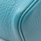 Hermes Tote Bag Garden Party TPM Cobalt Leather — view 7