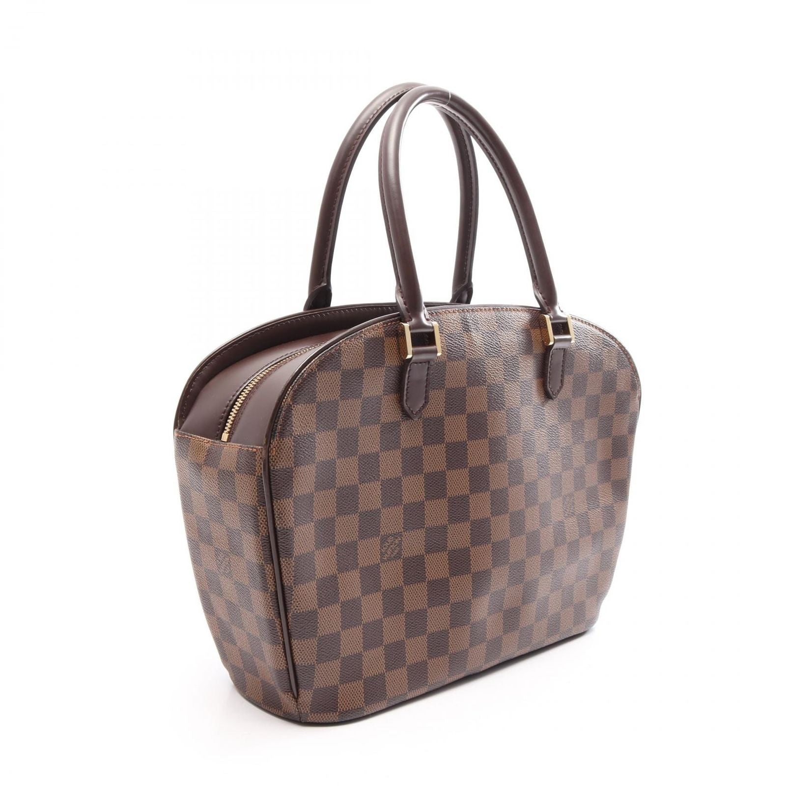Louis Vuitton Thalia Oriental Damier Ebene Canvas Leather Handbag — view 2