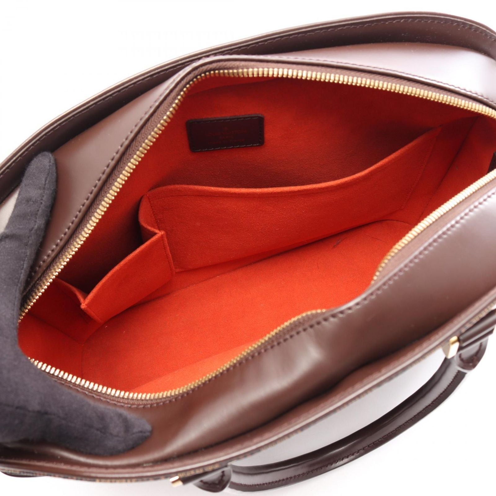 Louis Vuitton Thalia Oriental Damier Ebene Canvas Leather Handbag — view 3