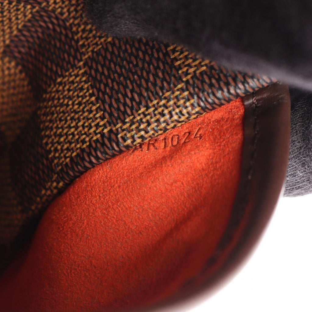 Louis Vuitton Thalia Oriental Damier Ebene Canvas Leather Handbag — view 5