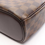 Louis Vuitton Thalia Oriental Damier Ebene Canvas Leather Handbag — view 8