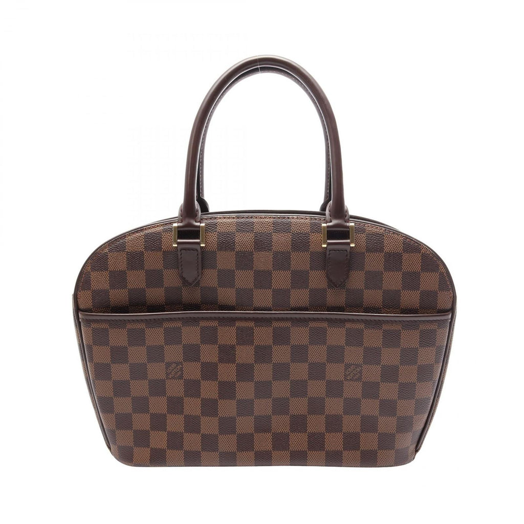 Louis Vuitton Thalia Oriental Damier Ebene Canvas Leather Handbag