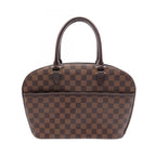 Louis Vuitton Thalia Oriental Damier Ebene Canvas Leather Handbag