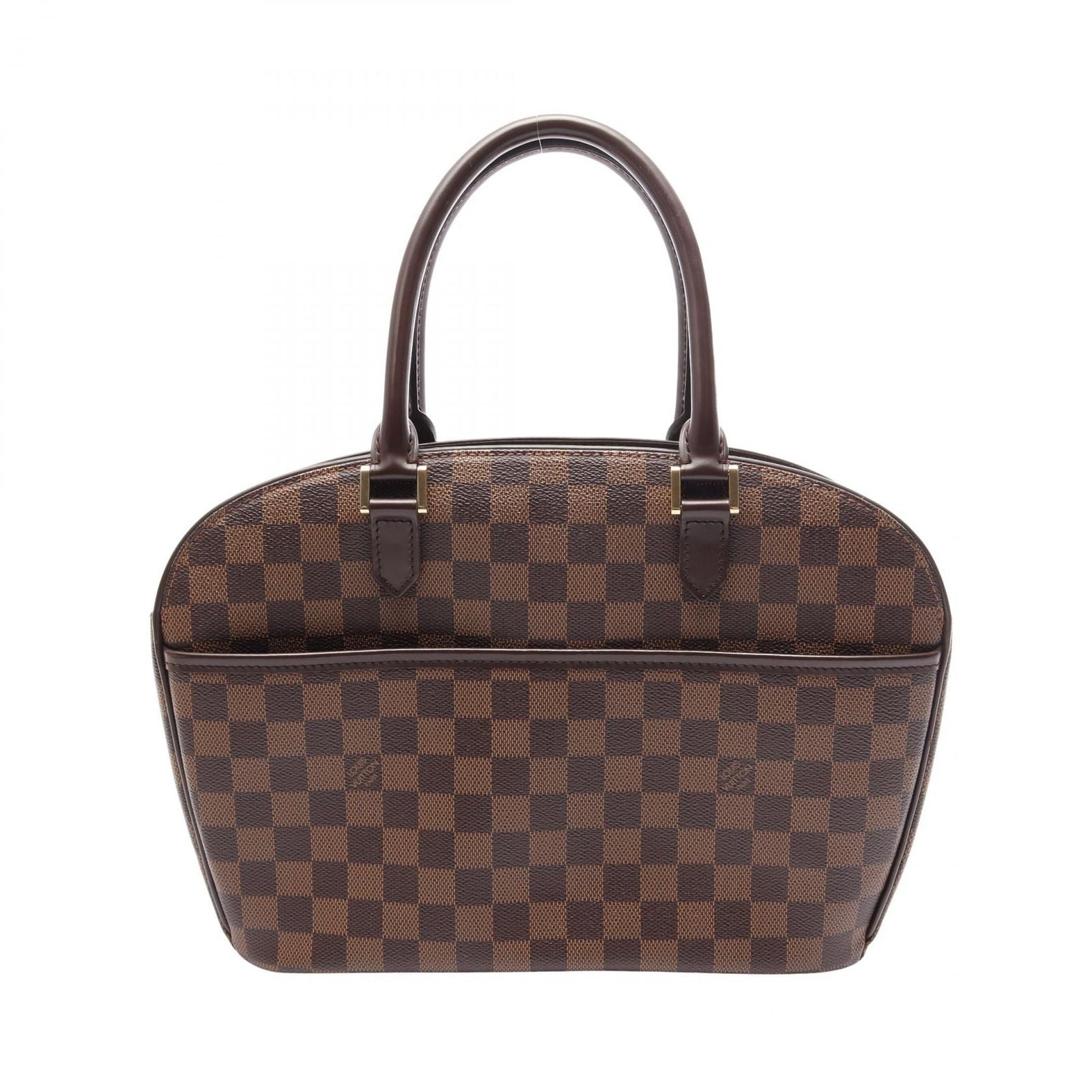 Louis Vuitton Thalia Oriental Damier Ebene Canvas Leather Handbag
