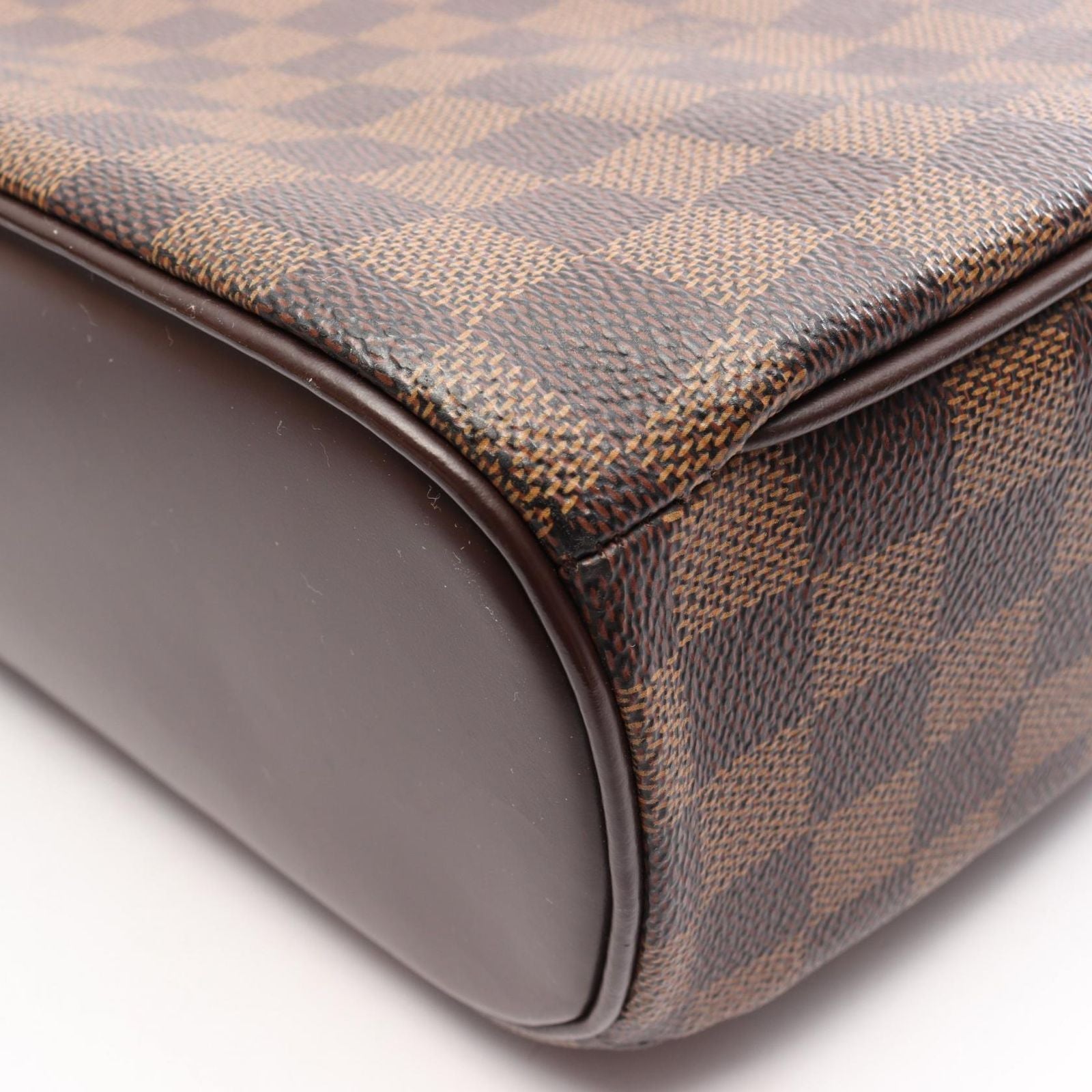 Louis Vuitton Thalia Oriental Damier Ebene Canvas Leather Handbag — view 7