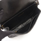 Chanel Quilted Face Black Lambskin Shoulder Bag — view 4