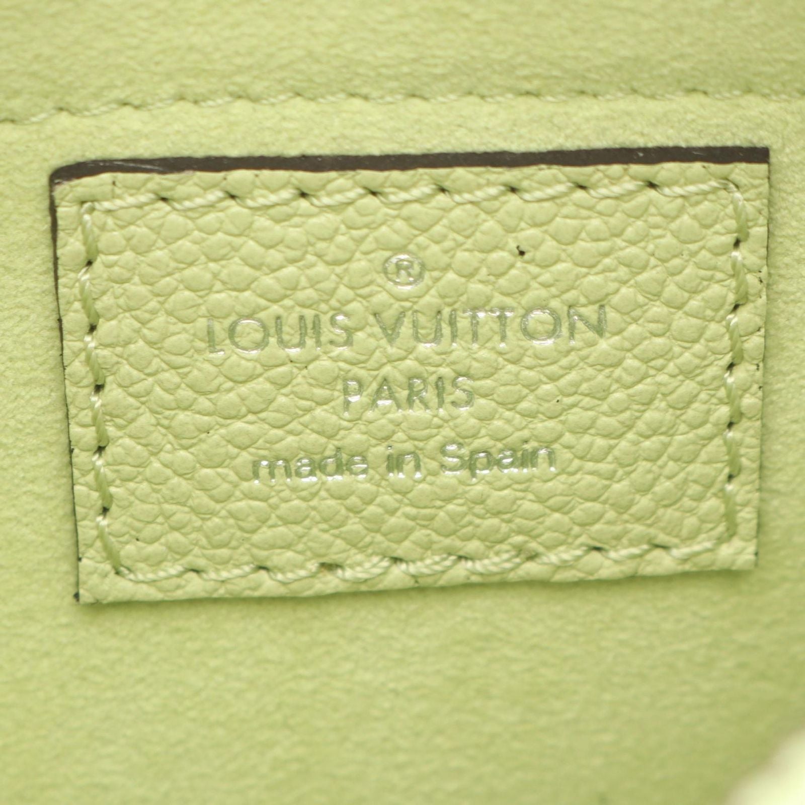 Louis Vuitton Marais Rini 2-Way Light Green Leather Bucket Bag — view 4