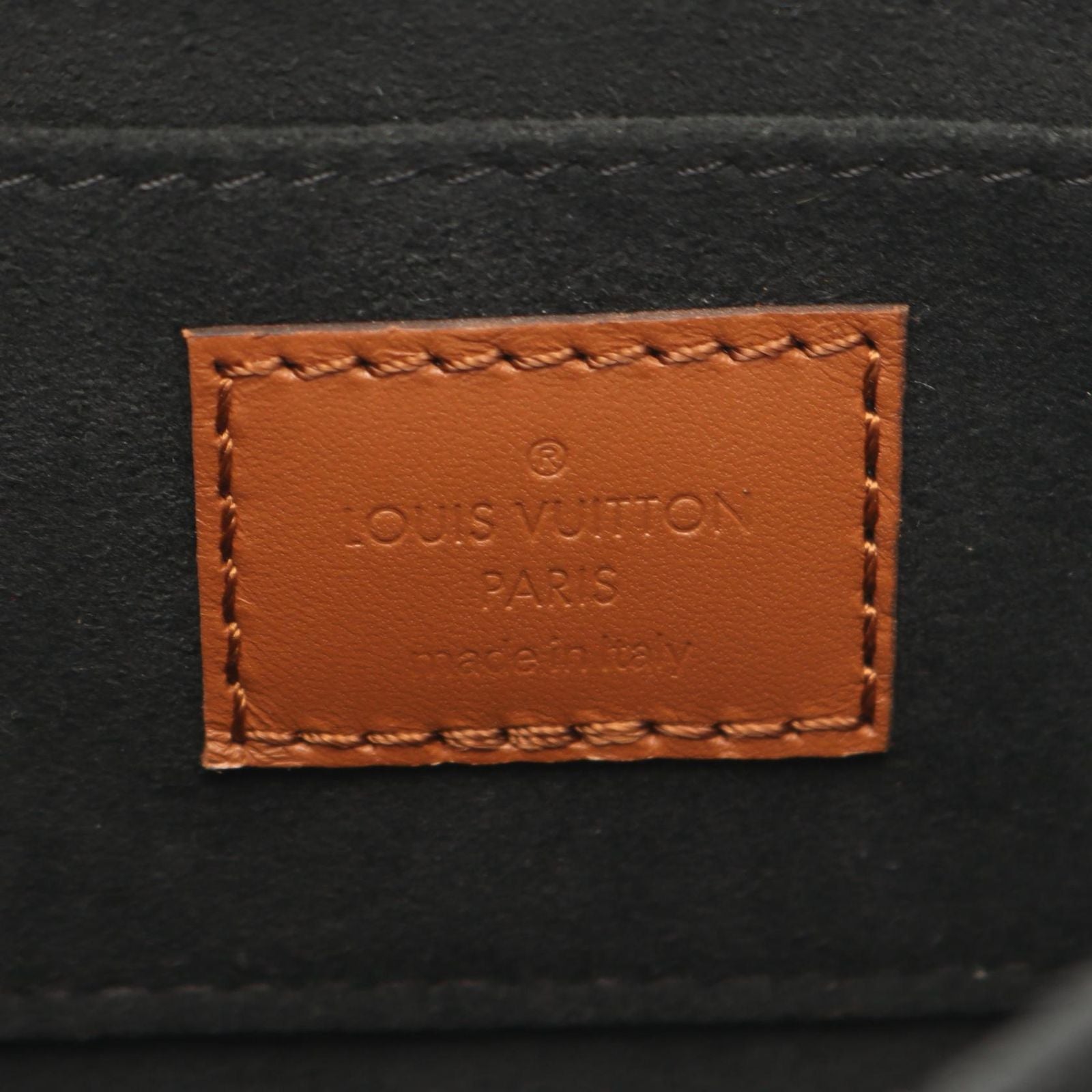 Louis Vuitton Shoulder Bag Dauphine Mini Monogram Reverse Canvas Leather — view 4