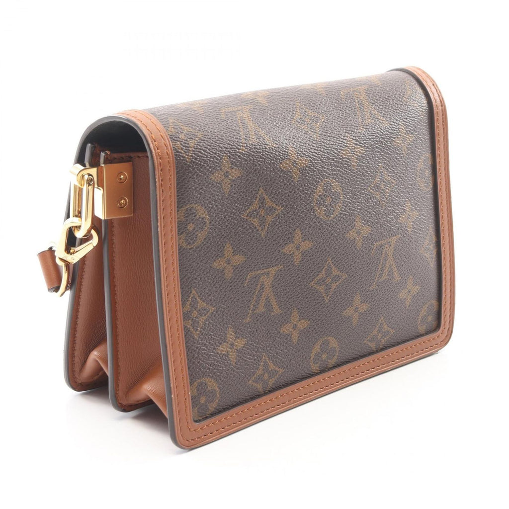 Louis Vuitton Shoulder Bag Dauphine Mini Monogram Reverse Canvas Leather — view 2