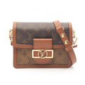 Louis Vuitton Shoulder Bag Dauphine Mini Monogram Reverse Canvas Leather