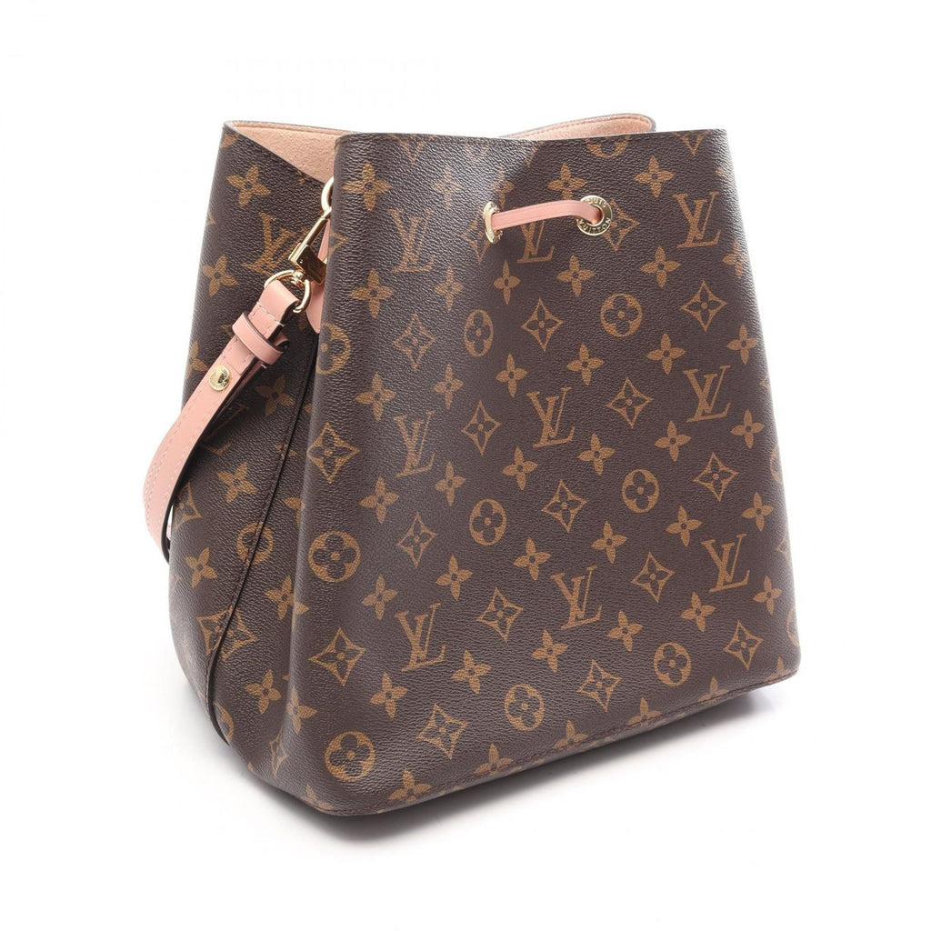 Louis Vuitton Shoulder Bag Neo Noe Monogram Rose Poudre Canvas Leather — view 2