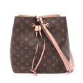 Louis Vuitton Shoulder Bag Neo Noe Monogram Rose Poudre Canvas Leather