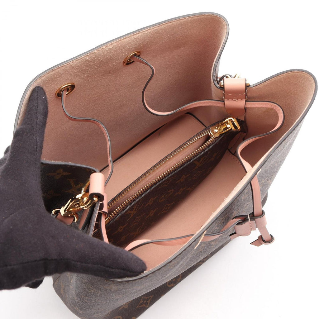 Louis Vuitton Shoulder Bag Neo Noe Monogram Rose Poudre Canvas Leather — view 3