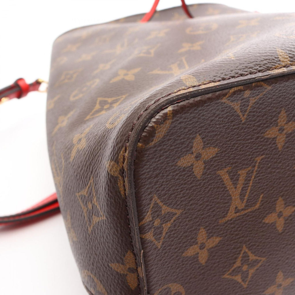 Louis Vuitton Shoulder Bag Neo Noe Monogram Coquelicot Canvas Leather — view 6