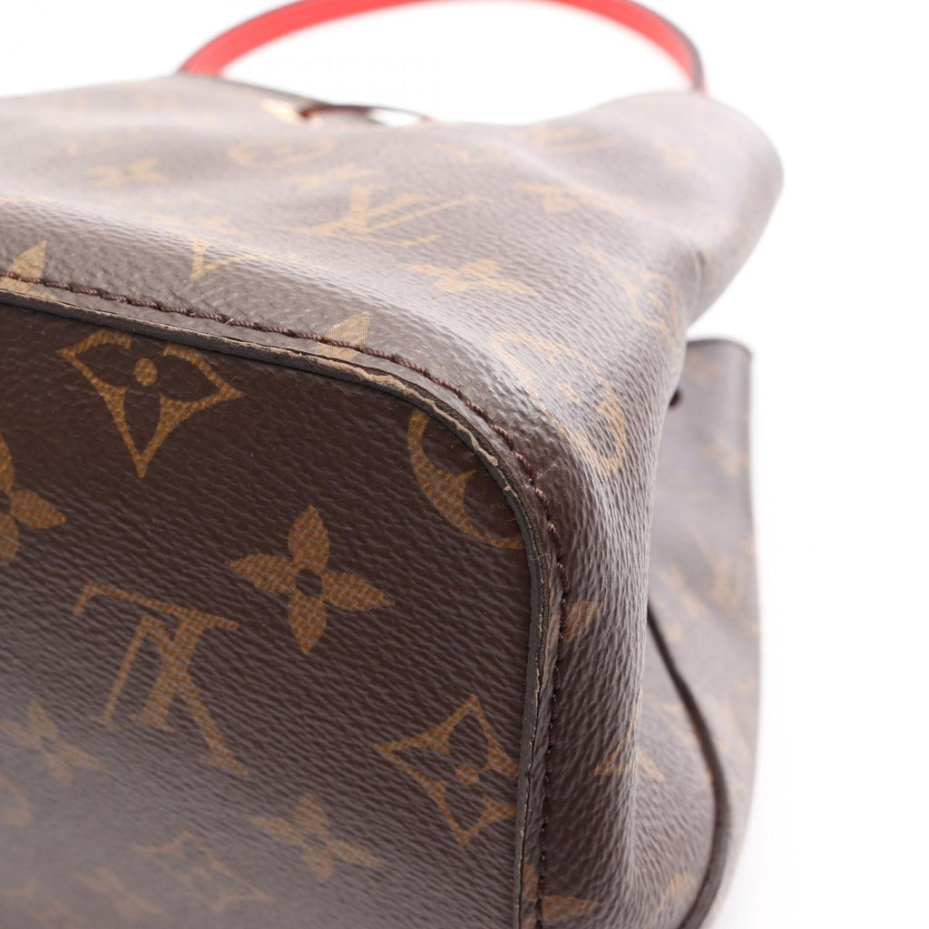 Louis Vuitton Shoulder Bag Neo Noe Monogram Coquelicot Canvas Leather — view 7