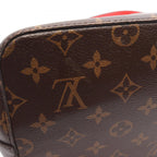 Louis Vuitton Shoulder Bag Neo Noe Monogram Coquelicot Canvas Leather — view 8