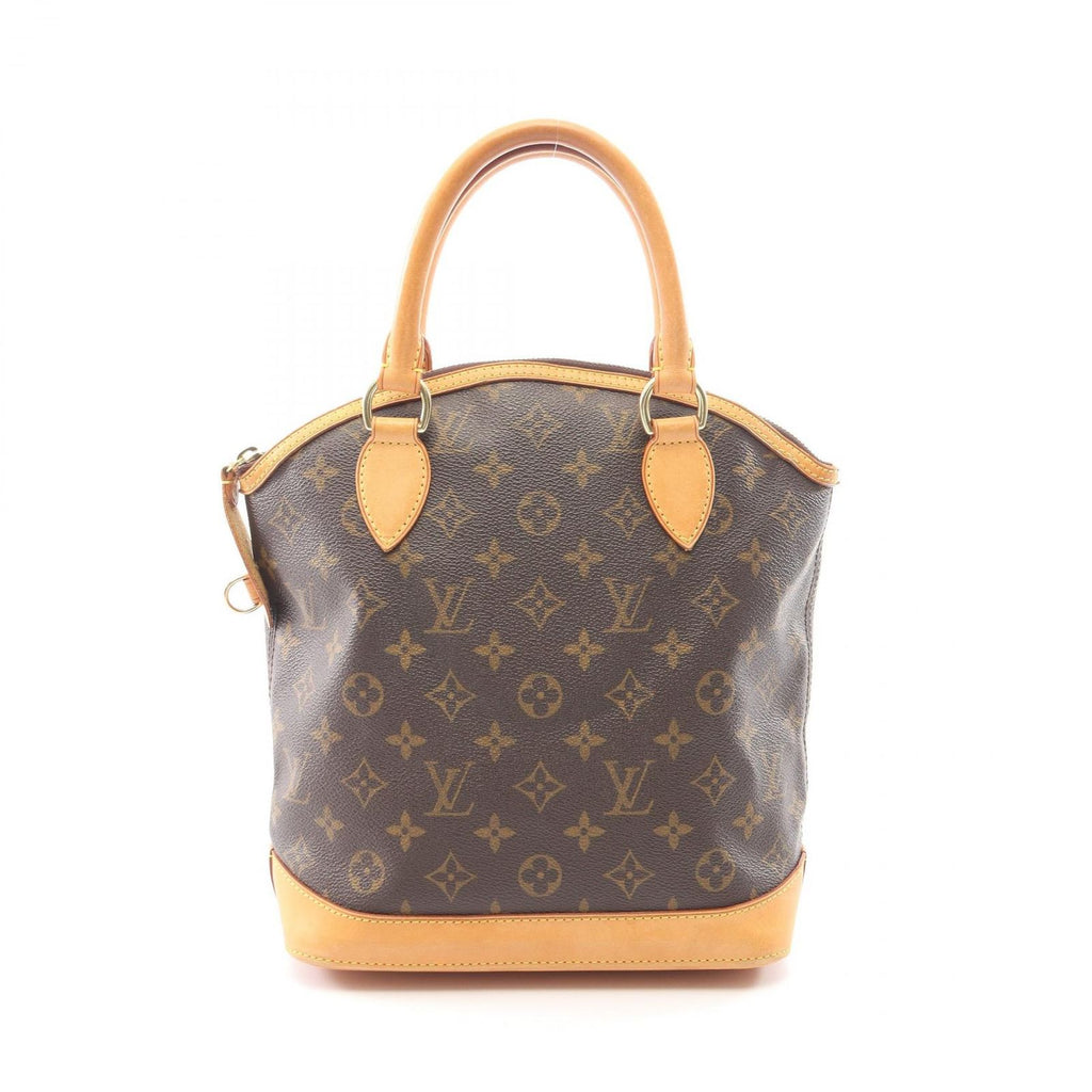 Louis Vuitton Lockit Monogram Canvas Leather Handbag