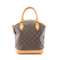 Louis Vuitton Lockit Monogram Canvas Leather Handbag