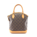 Louis Vuitton Lockit Monogram Canvas Leather Handbag