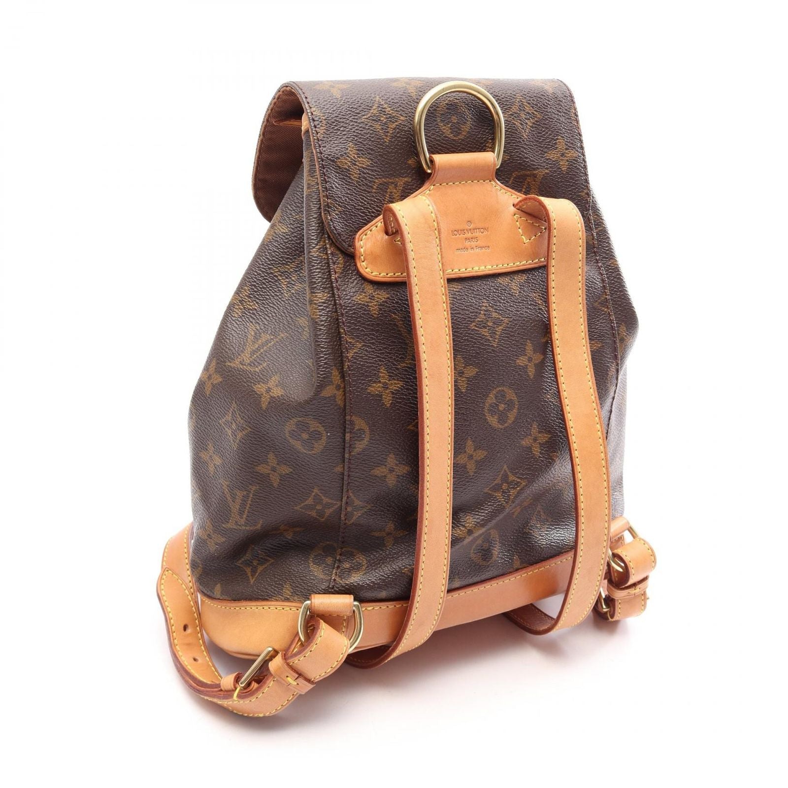 Louis Vuitton Backpack Montsouris MM Monogram Canvas Leather — view 2