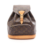 Louis Vuitton Backpack Montsouris MM Monogram Canvas Leather