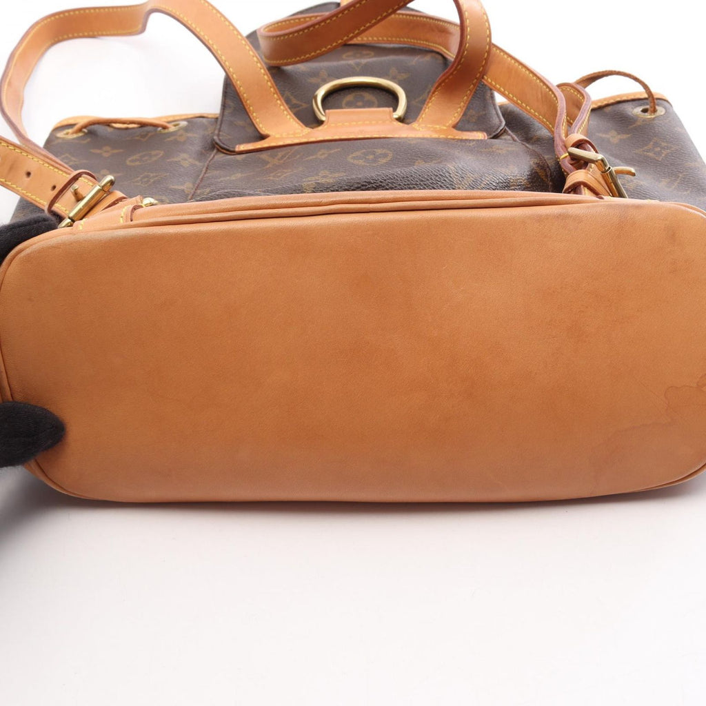 Louis Vuitton Backpack Montsouris MM Monogram Canvas Leather — view 6