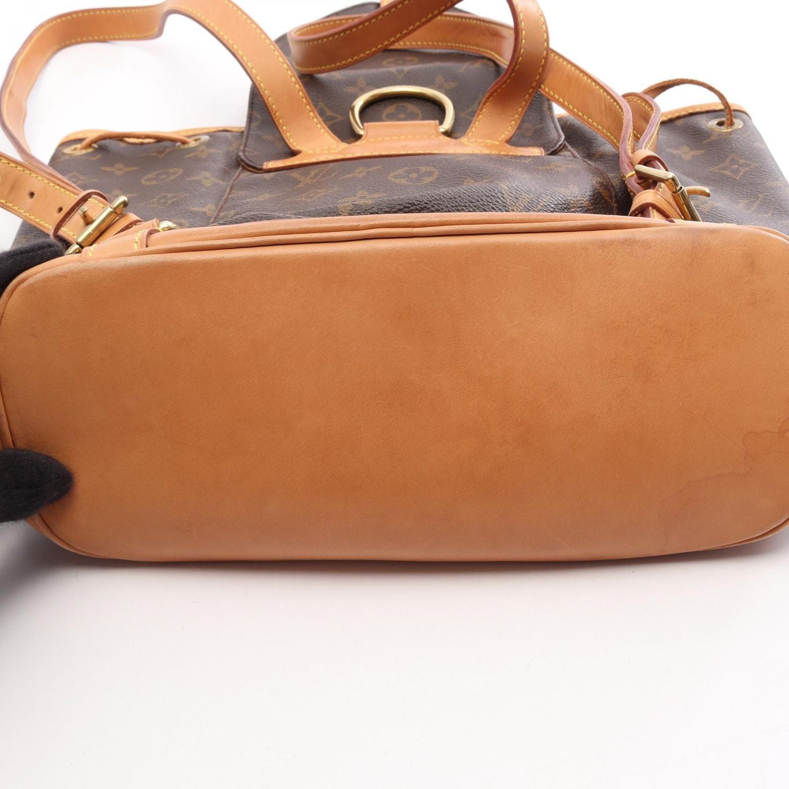 Louis Vuitton Backpack Montsouris MM Monogram Canvas Leather — view 6