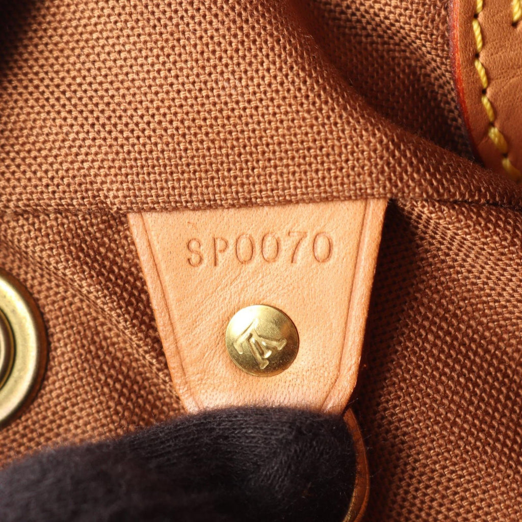 Louis Vuitton Backpack Montsouris MM Monogram Canvas Leather — view 5