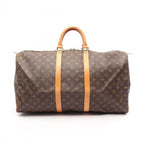Louis Vuitton Boston Bag Keepall 55 Monogram Canvas Leather