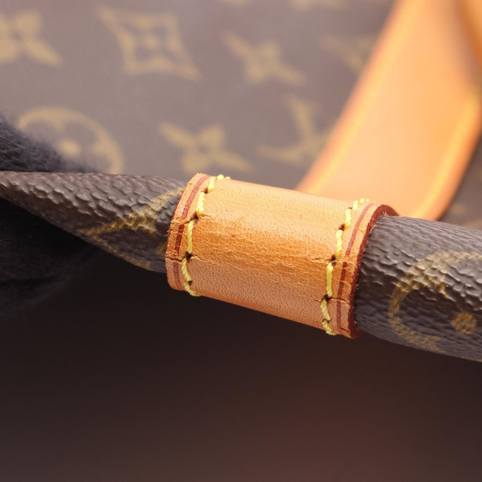 Louis Vuitton Boston Bag Keepall 55 Monogram Canvas Leather — view 7