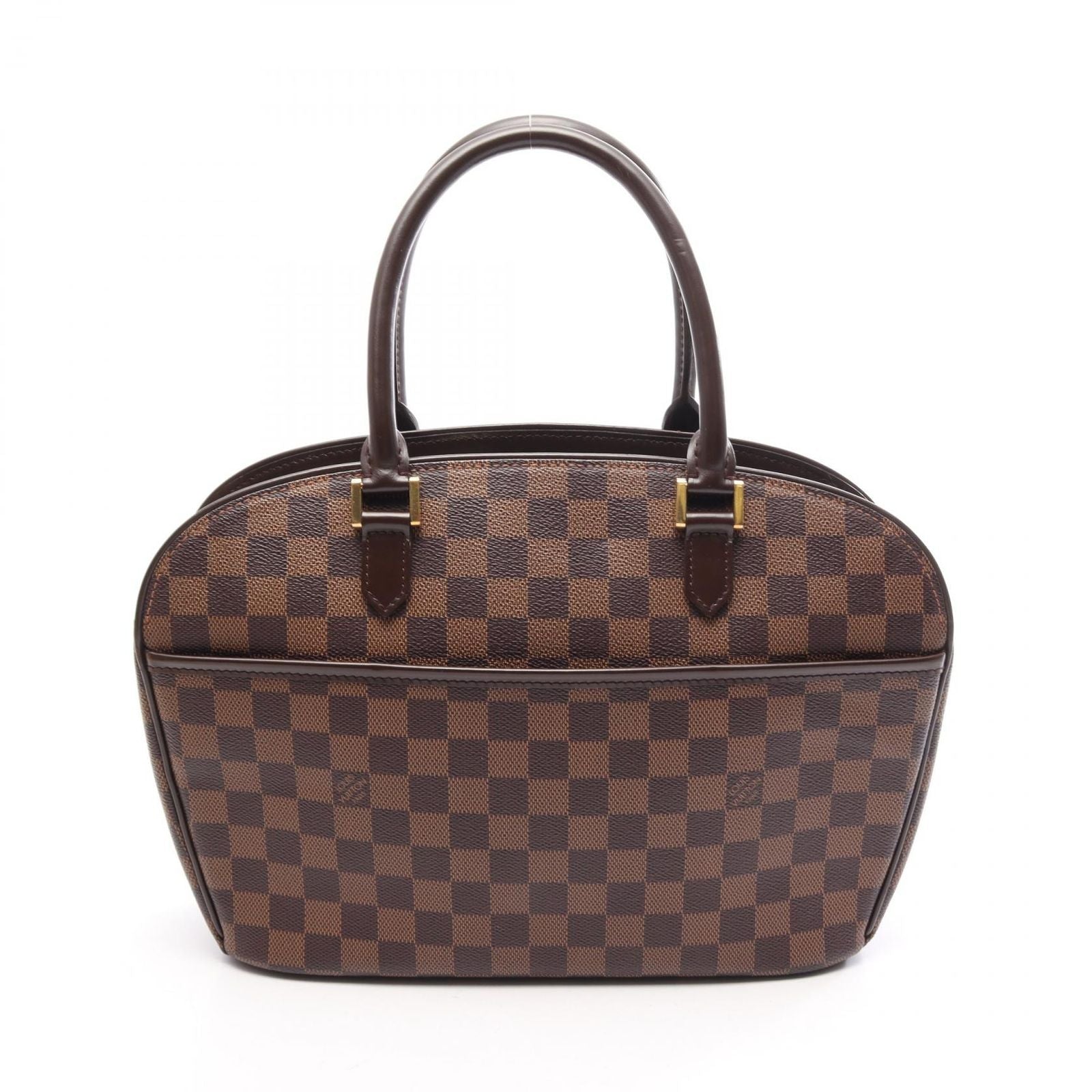 Louis Vuitton Thalia Oriental Damier Ebene Canvas Leather Handbag