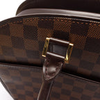 Louis Vuitton Thalia Oriental Damier Ebene Canvas Leather Handbag — view 8