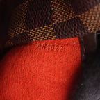 Louis Vuitton Thalia Oriental Damier Ebene Canvas Leather Handbag — view 5