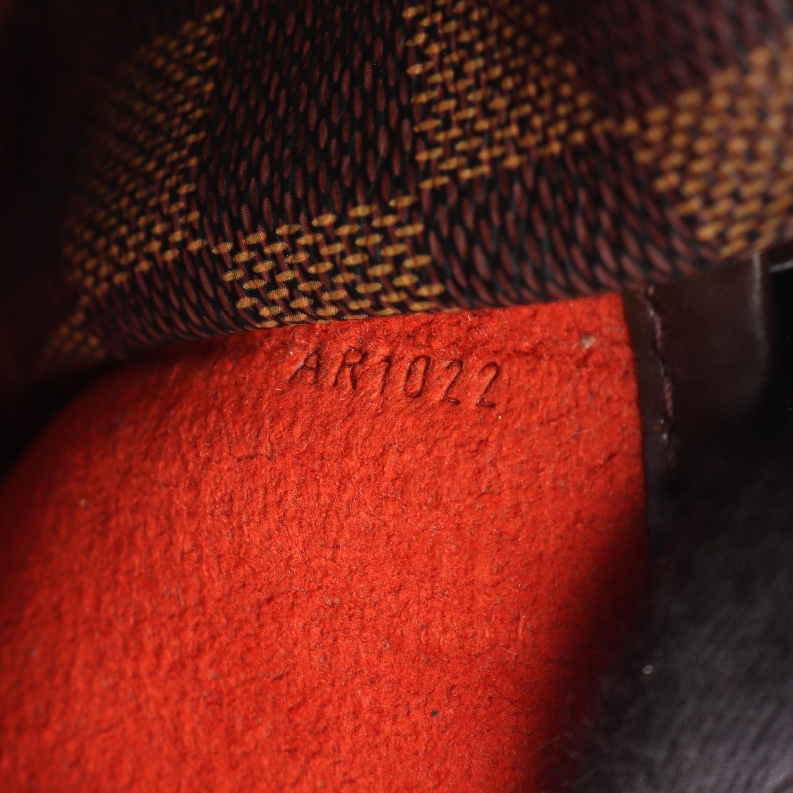 Louis Vuitton Thalia Oriental Damier Ebene Canvas Leather Handbag — view 5