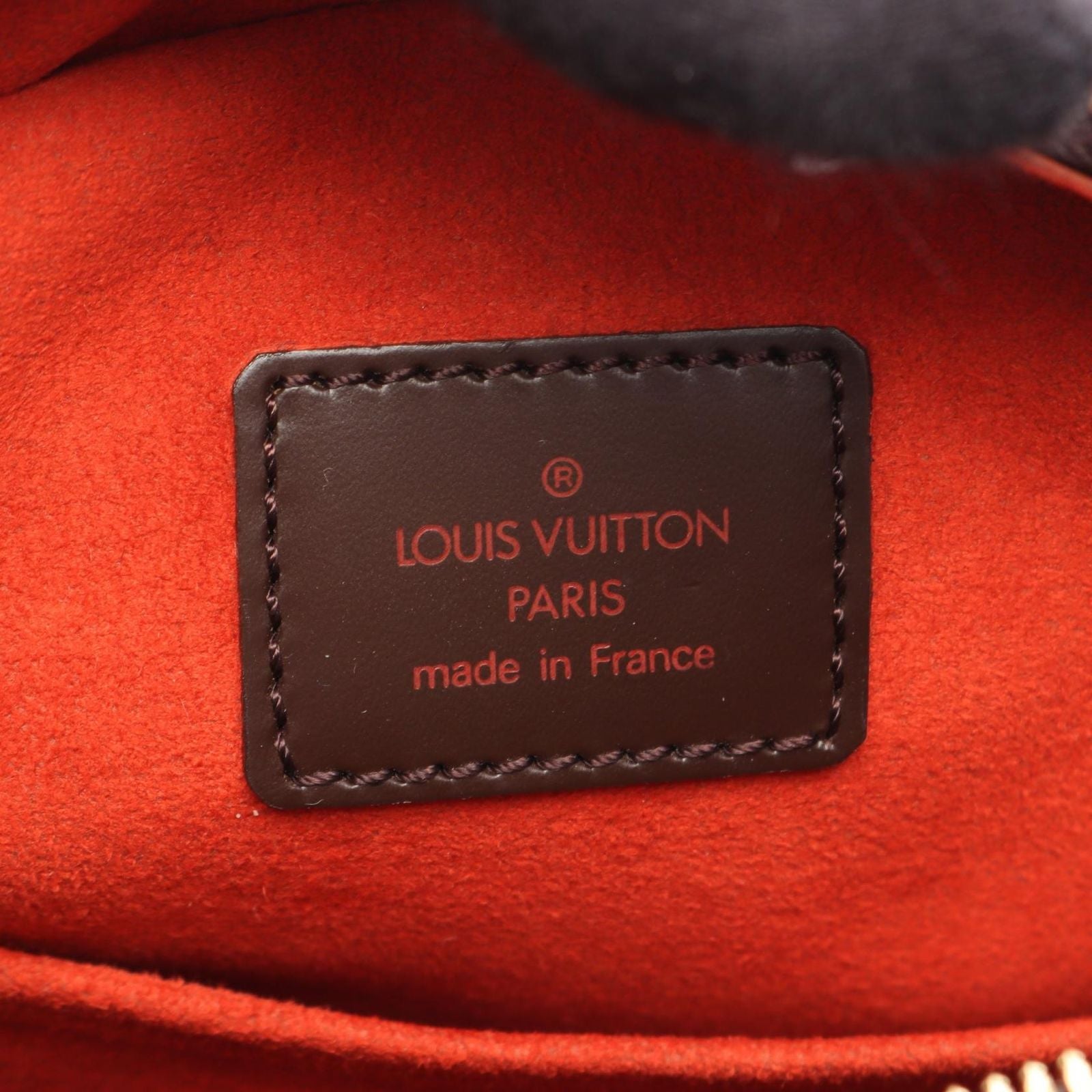 Louis Vuitton Thalia Oriental Damier Ebene Canvas Leather Handbag — view 4