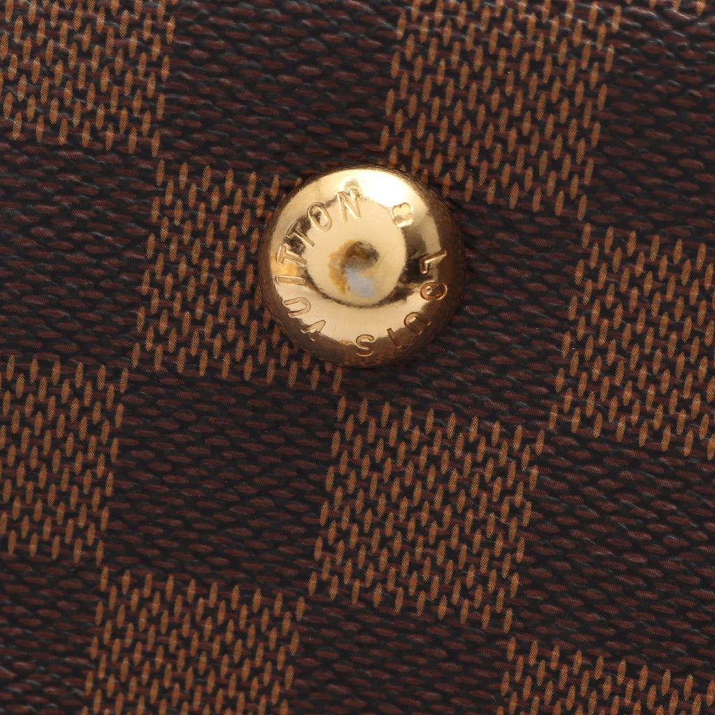 Louis Vuitton Duomo Damier Ebene Canvas Leather Handbag — view 7