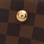 Louis Vuitton Duomo Damier Ebene Canvas Leather Handbag — view 7
