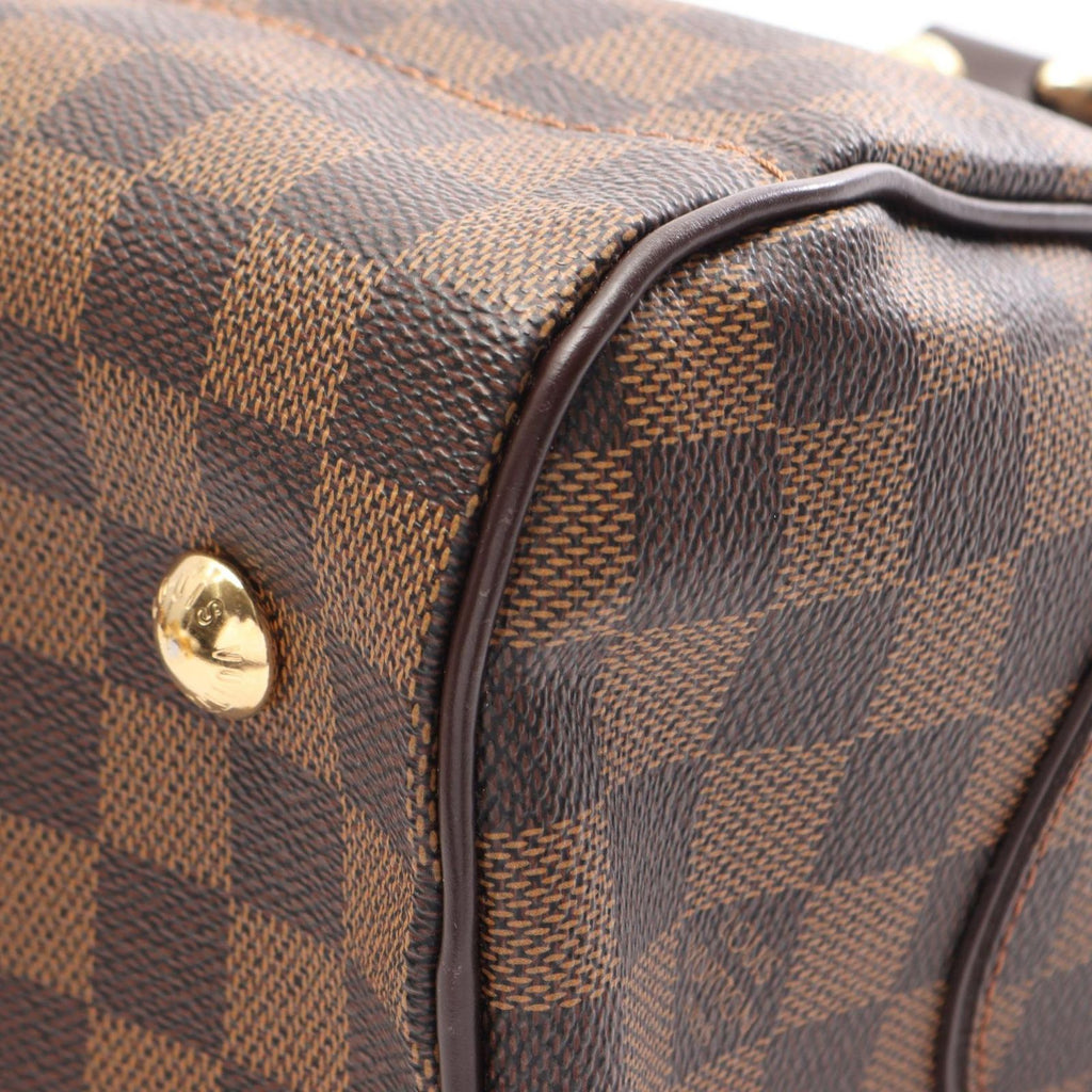 Louis Vuitton Duomo Damier Ebene Canvas Leather Handbag — view 6