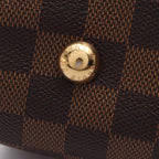 Louis Vuitton Duomo Damier Ebene Canvas Leather Handbag — view 8