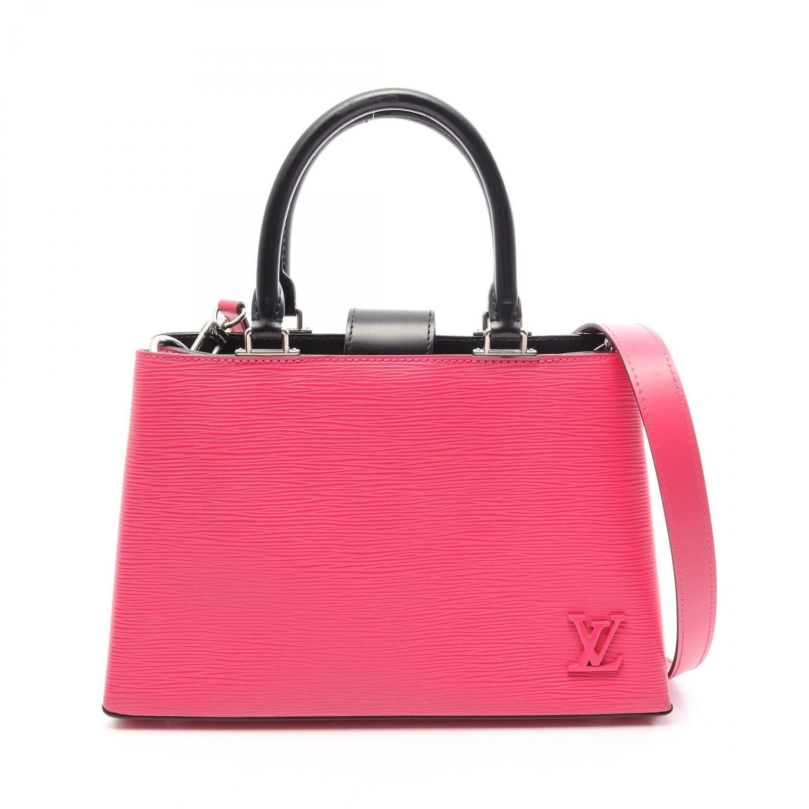 Louis Vuitton Cles Veil PM 2-Way Hot Pink Leather Handbag