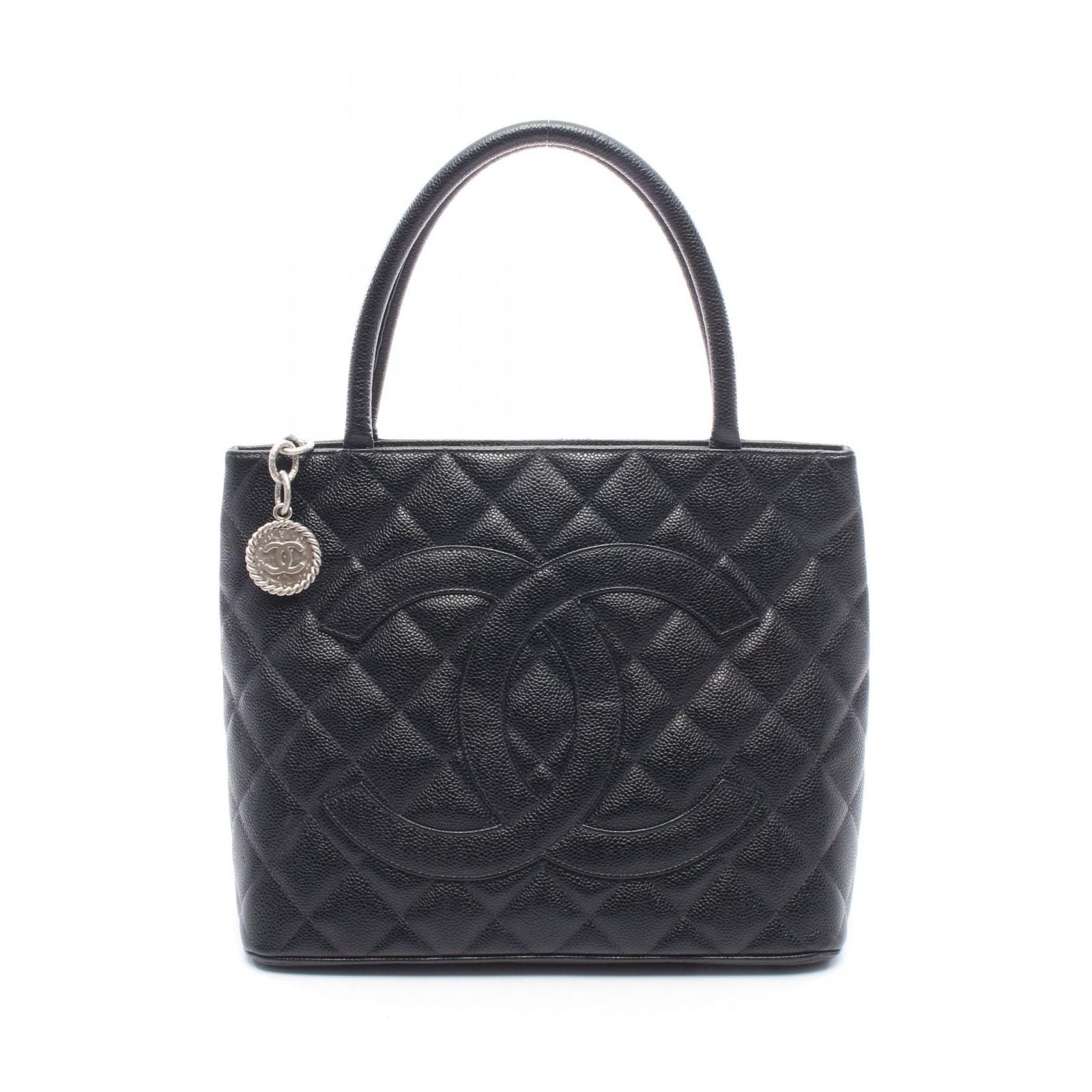 Chanel Tote Bag Reissue Black Caviar Leather