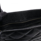 Chanel Tote Bag Reissue Black Caviar Leather — view 7