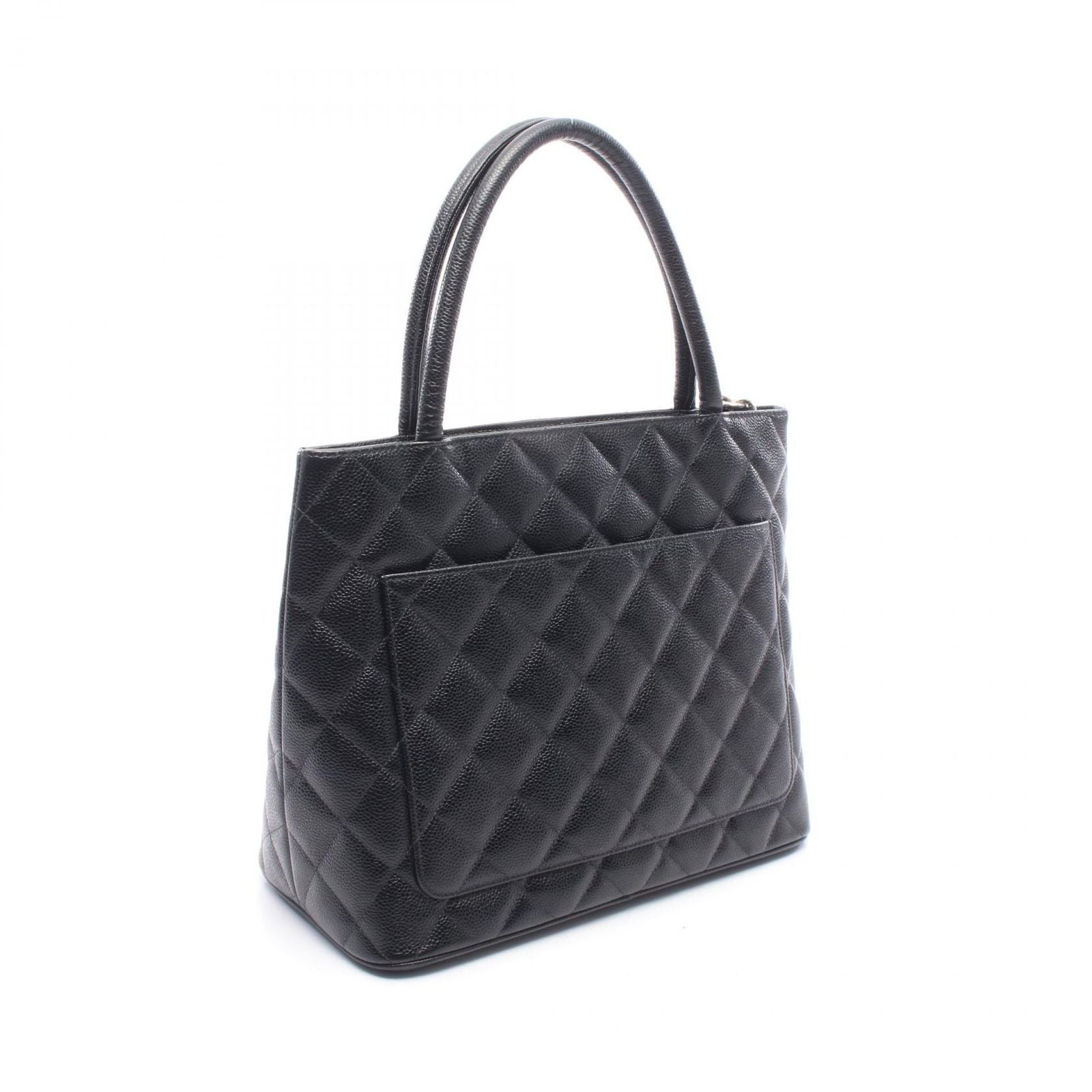 Chanel Tote Bag Reissue Black Caviar Leather — view 2