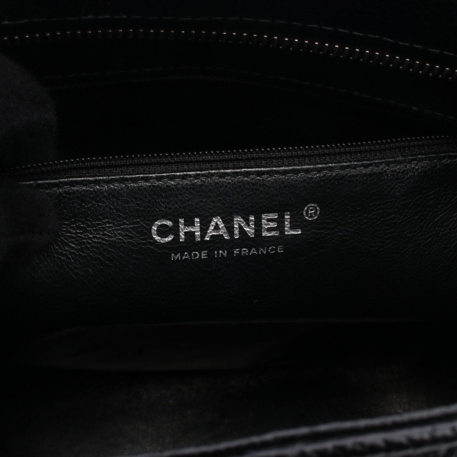 Chanel Tote Bag Reissue Black Caviar Leather — view 4