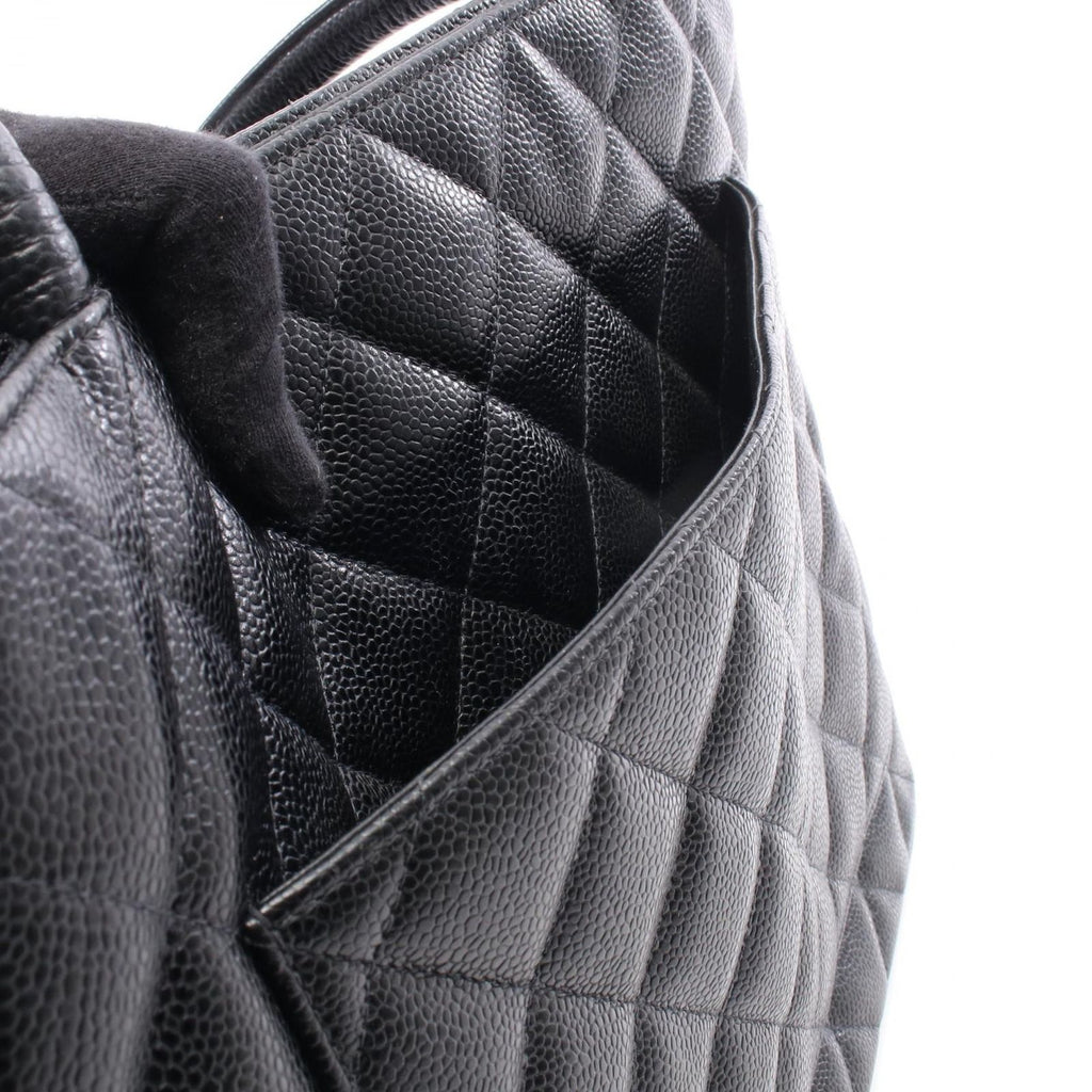 Chanel Tote Bag Reissue Black Caviar Leather — view 8