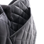 Chanel Tote Bag Reissue Black Caviar Leather — view 8